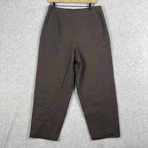 Lilith Paris Wool Blend Tapered Pants Womens L Minimalist Scandi Lagenlook Fit